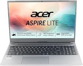 acer Aspire Lite, AMD Ryzen 3-5300U, 8 GB RAM, 512 GB SSD, Full HD 15.6"/39.62 cm, Windows 11 Home, Steel Gray, 1.59 KG, AL15-41, Premium Laptop