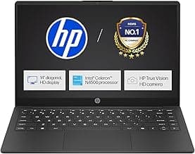 HP 14s Intel Celeron Dual Core N4500 Laptop (8GB/512GB SSD/Win 11) 14.0" HD Display, MSO 24, Black, 1.46kg, DQ3149TU Thin and Light Business Laptop