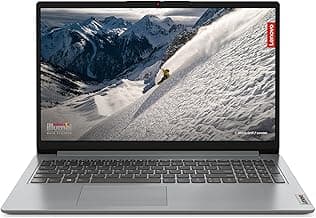 Lenovo IdeaPad 1 Intel Celeron N4500, 8GB RAM, 512GB SSD, HD 15.6"(39.6cm), Windows 11, Grey, 1.55Kg, 82LX00F7IN, 3 Month Game Pass Laptop